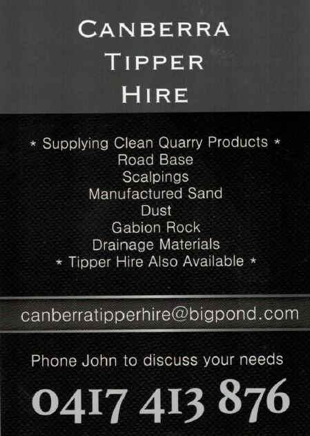 Canberra Tipper Hire